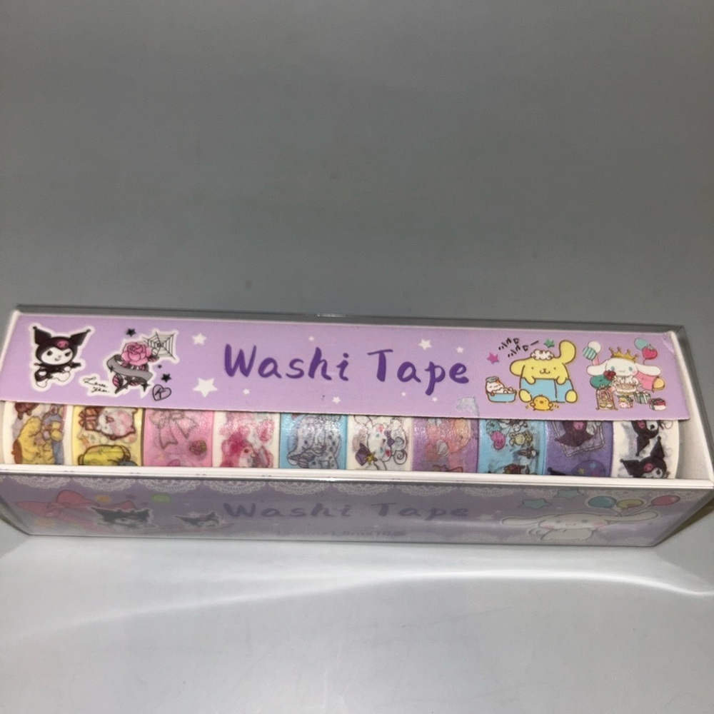 New Sanrio family washi tape
